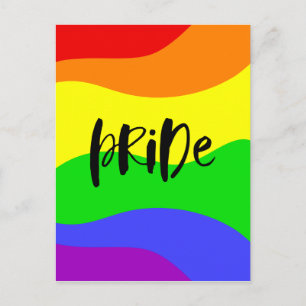 Modern Pride Rainbow Vykort