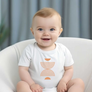 Modern Print Baby-ungar vit skjortor T Shirt