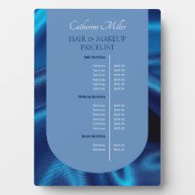 Modern Pris lista över blå skönhetssalon Hair & Ma