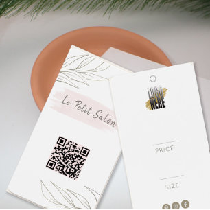 Modern Pris Märkre för botaniska QR-Logotyper för  Visitkort