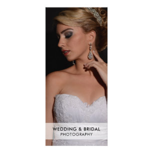 Modern Prislista för Svart-vit Fotografi Reklamkort