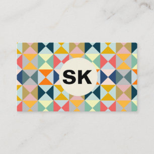 Modern Prismatic färg Businesscard Visitkort