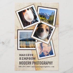 Modern Pro-fotoreklam Flygblad