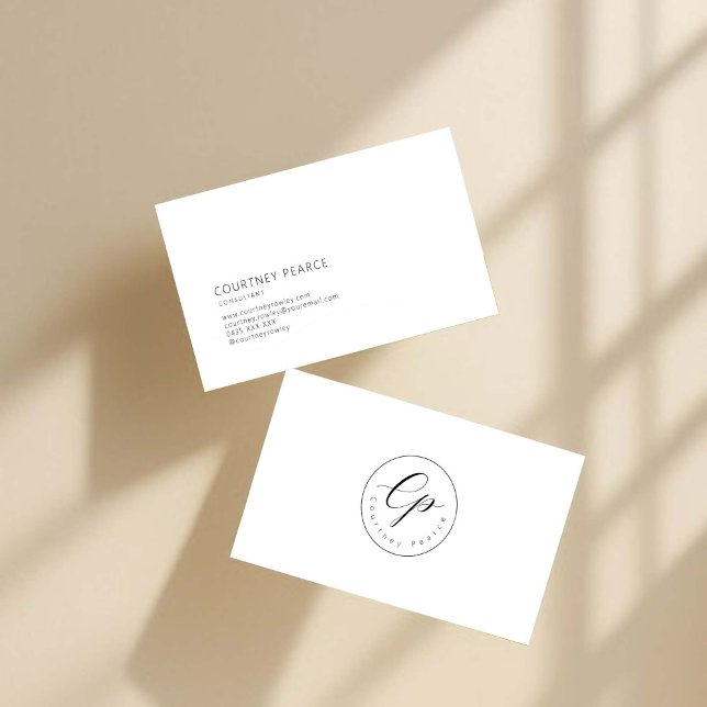 Modern professional business card visitkort (Skapare uppladdad)