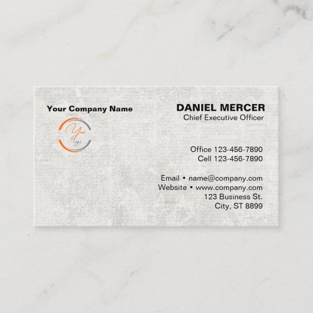 Modern Professional Logotyp Design Visitkort (Framsida)