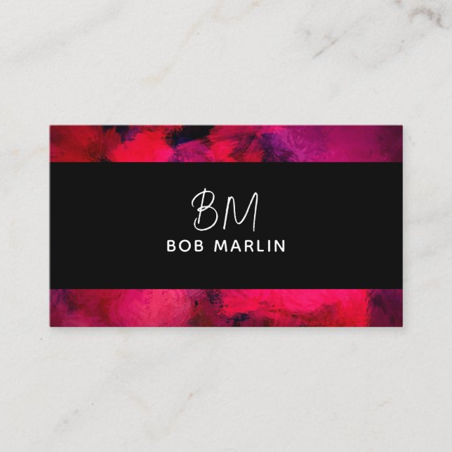 Modern Professional Minimalist Executive Generic B Visitkort (Framsida)