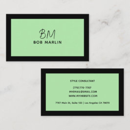 Modern Professional Minimalist Executive Generic Visitkort