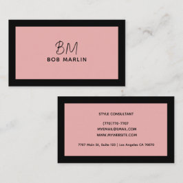 Modern Professional Minimalist Executive Generic Visitkort