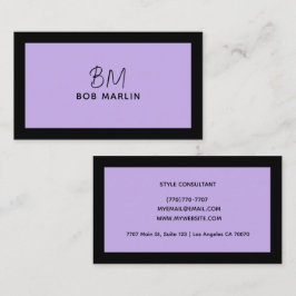 Modern Professional Minimalist Executive Generic Visitkort