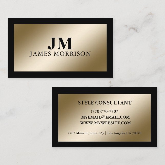 Modern Professional Minimalist Executive Generic Visitkort (Fram/baksida)