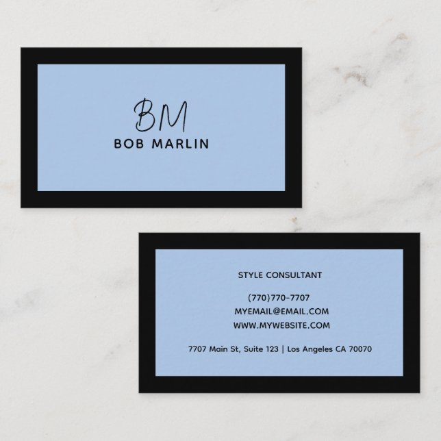 Modern Professional Minimalist Executive Generic Visitkort (Fram/baksida)