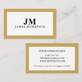 Modern Professional Minimalist Executive Generic Visitkort