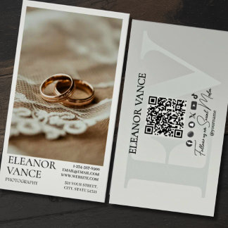 Modern Professional Minimalist Monogrammed Logo Bu Visitkort