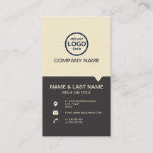 Modern Professionell 2 färger lägg till din logoty