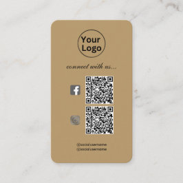Modern Professionell 2 QR CODE Visitkort