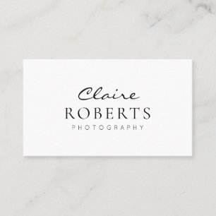 modern professionell affärskort för fotograf visitkort