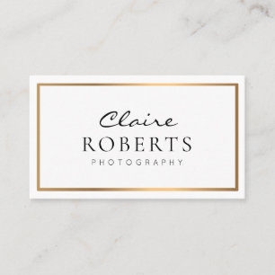 modern professionell  affärskort för fotograf visitkort