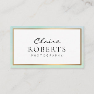 modern professionell affärskort för fotograf visitkort