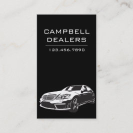 Modern professionell återförsäljare bilförsäljning visitkort