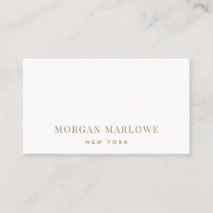 Modern Professionell av minimalistisk Elegant, Gul Visitkort