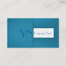 Modern Professionell Blue Fodral - Affärskort Visitkort