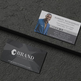 Modern Professionell Business Photo Porträtt & Log Visitkort