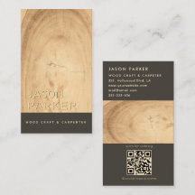 Modern professionell carpenter Qr-kod