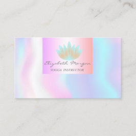 Modern Professionell Charming,Lotus,Holografik Visitkort