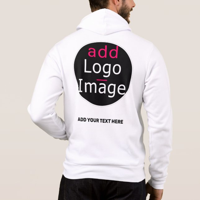 Modern Professionell Chic Anpassade Branding T Shirt (Baksida)
