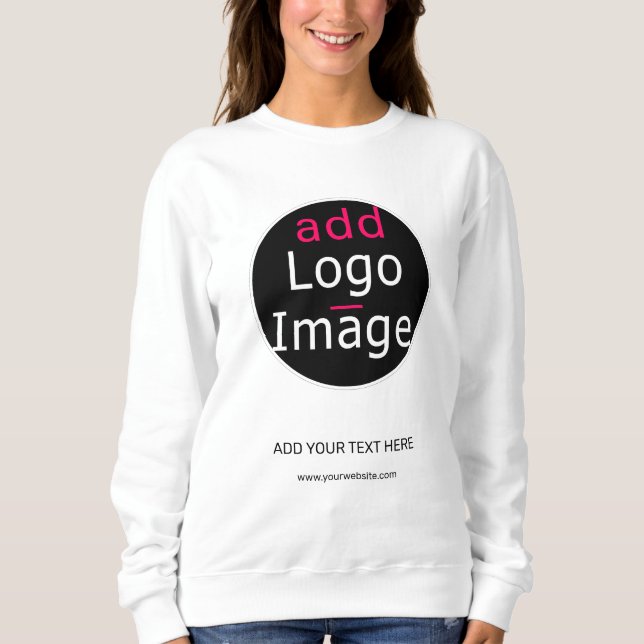 Modern Professionell Chic Anpassade Branding T Shirt (Framsida)