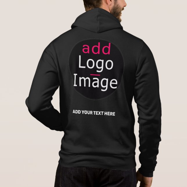 Modern Professionell Chic Anpassningsbar Branding  T Shirt (Baksida)
