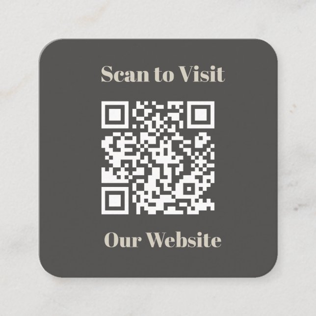 Modern Professionell Company Fyrkantigt Visitkort (Framsida)