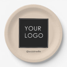 Modern Professionell Company Logotyp Beige