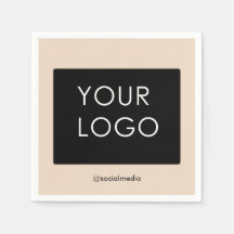 Modern Professionell Company Logotyp Beige