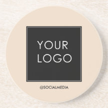 Modern Professionell Company Logotyp Beige