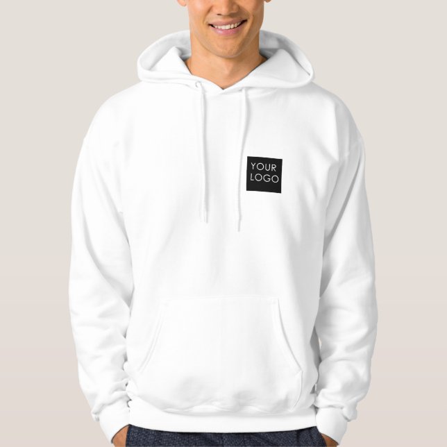 Modern Professionell Company Logotyp Hoodie (Framsida)