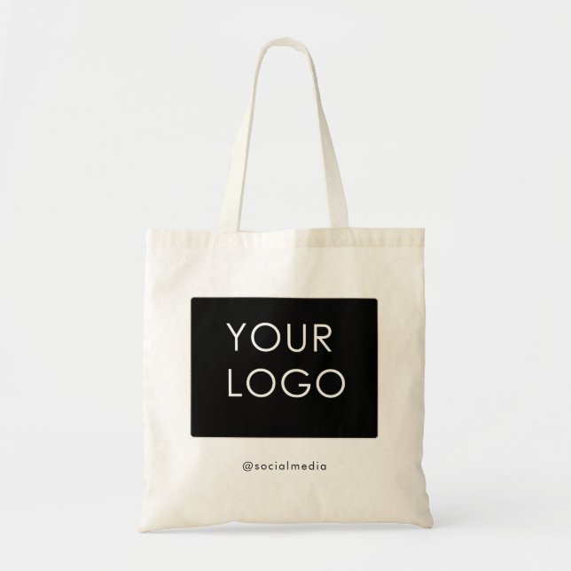 Modern Professionell Company Logotyp Tygkasse (Framsidan)