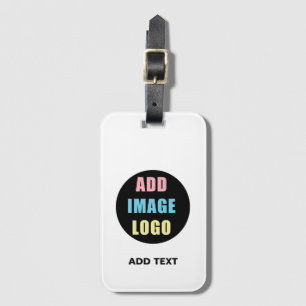 Modern Professionell Company Logotyp White Bagagebricka