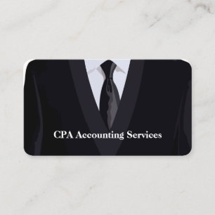 Modern professionell CPA Acountant Visitkort