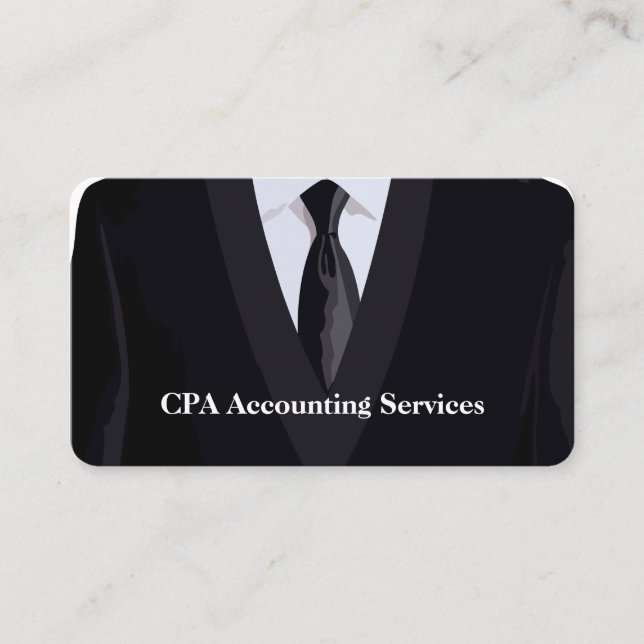 Modern professionell CPA-revisor Visitkort (Framsida)