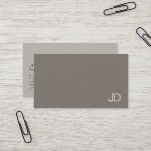 Modern Professionell Elegant Färger Monogram lyx Visitkort