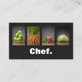 Modern Professionell Elegant Nutrition Chef Visitkort