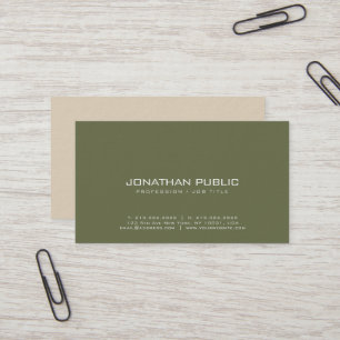 Modern Professionell Elegant Trendig Luxury Strukt Visitkort