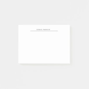 Modern Professionell enkel minimalistisk Post-it Block