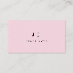 Modern Professionell Enkel Monogram Visitkort