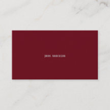 Modern Professionell - enkelt Cherry Red