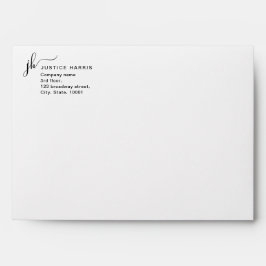Modern Professionell Envelo för snyggt Script Mono
