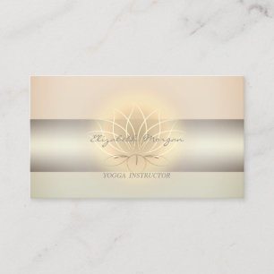 Modern Professionell Feminint Charmfull, Lotus Visitkort