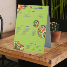 Modern Professionell Food and Pris Menu Guide