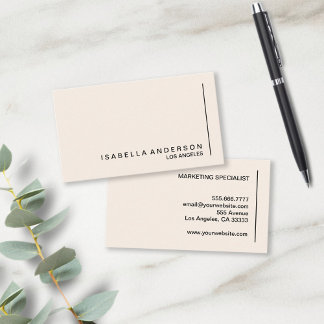 Modern Professionell för att skapa minimal Chic Visitkort